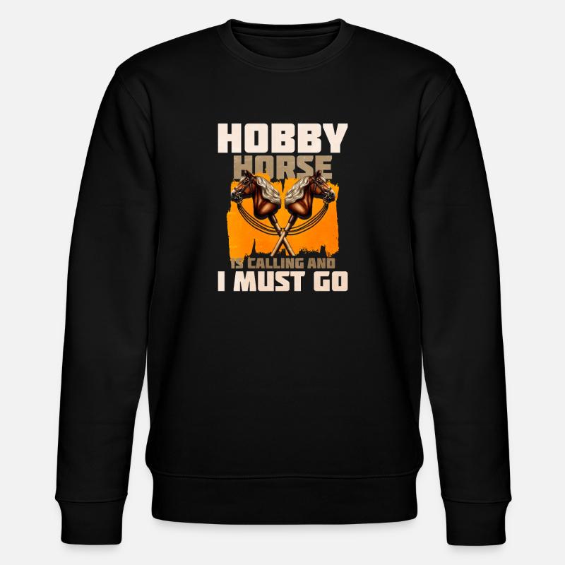 Hobby Horsing - Stanley/Stella Unisex Bio-Sweatshirt CHANGER  - Schwarz