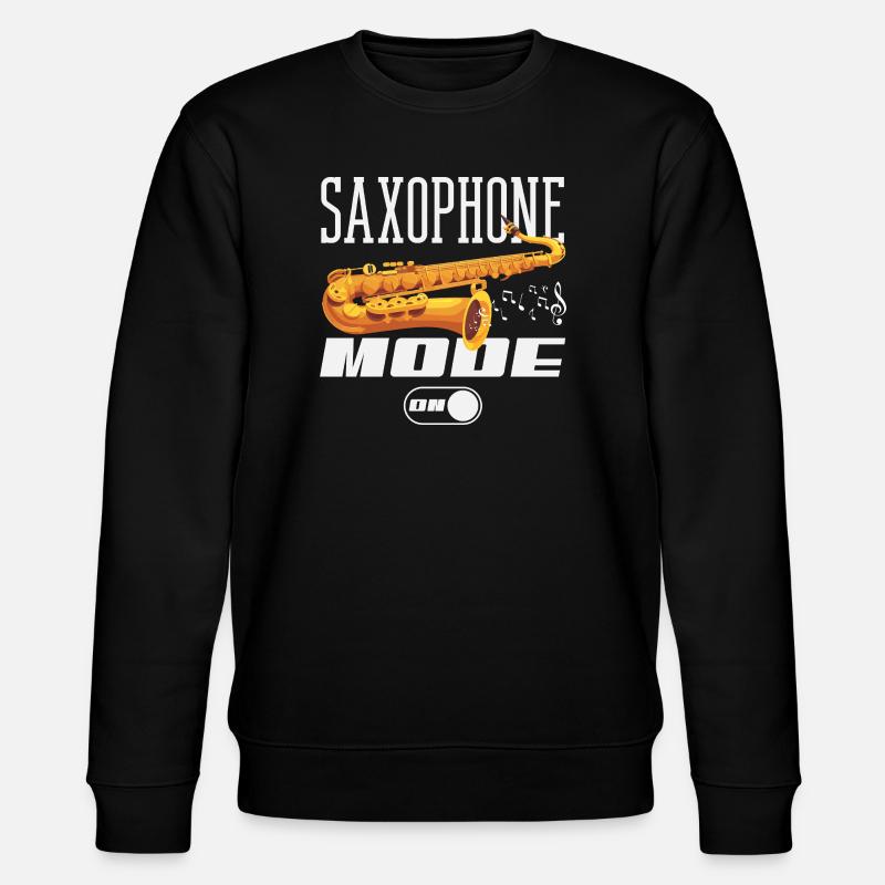 Saxophone - Sweat bio CHANGER Stanley/Stella Unisexe - noir