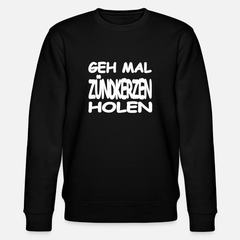 Zündkerzen - Stanley/Stella Unisex Bio-Sweatshirt CHANGER  - Schwarz