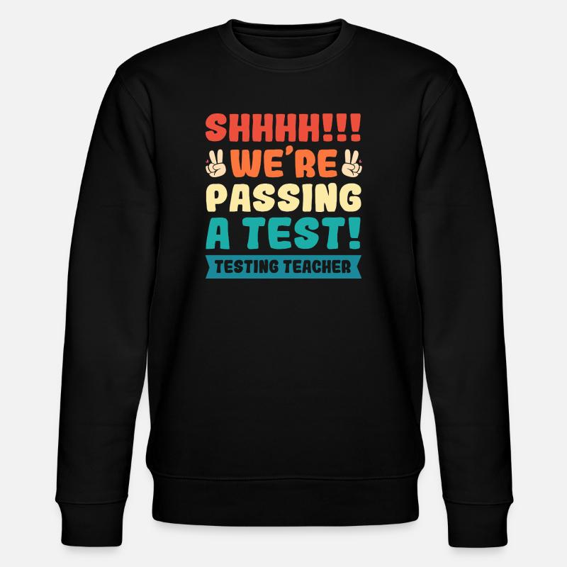 Lehrer Prüfung - Stanley/Stella Unisex Bio-Sweatshirt CHANGER  - Schwarz