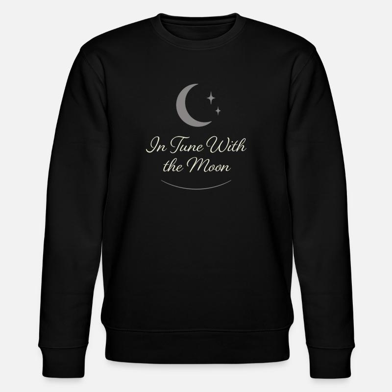 Moon Cycle Moon Goddess Intentionally - Stanley/Stella CHANGER Unisex Organic Sweatshirt - black