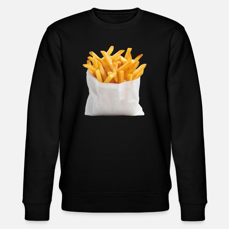 Frites Sac de restauration rapide - Sweat bio CHANGER Stanley/Stella Unisexe - noir
