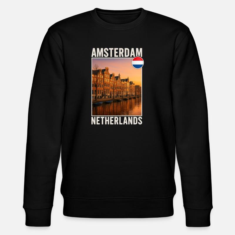 Amsterdam - Sweat bio CHANGER Stanley/Stella Unisexe - noir