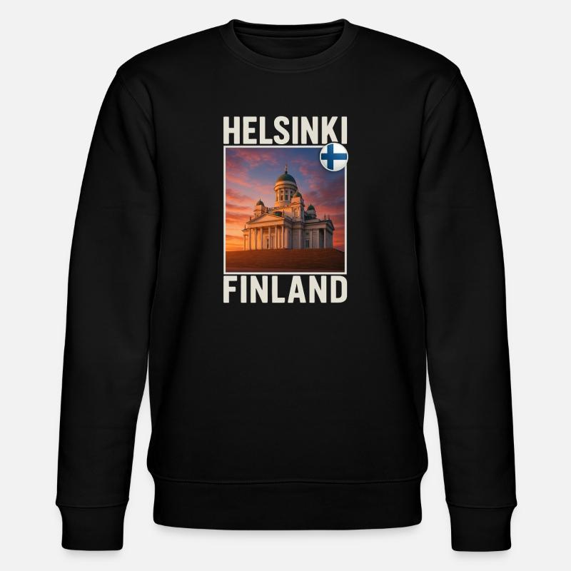 Helsinki - Sweat bio CHANGER Stanley/Stella Unisexe - noir