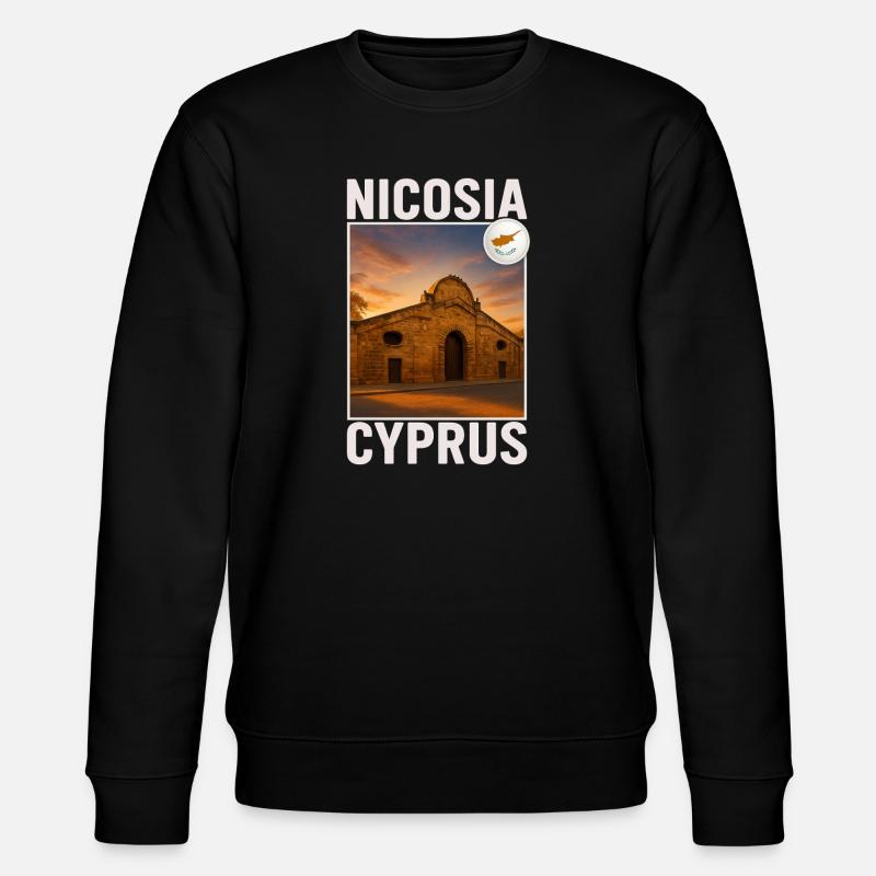 Nikosia Zypern - Stanley/Stella Unisex Bio-Sweatshirt CHANGER  - Schwarz