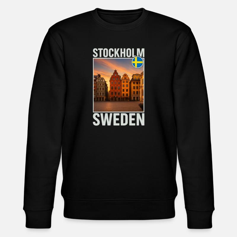 Stockholm - Stanley/Stella Unisex Bio-Sweatshirt CHANGER  - Schwarz