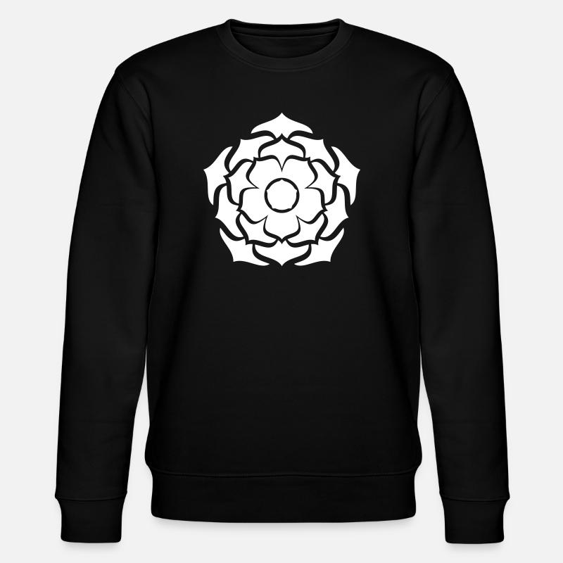 Fleur du Mandala du Lotus - Sweat bio CHANGER Stanley/Stella Unisexe - noir