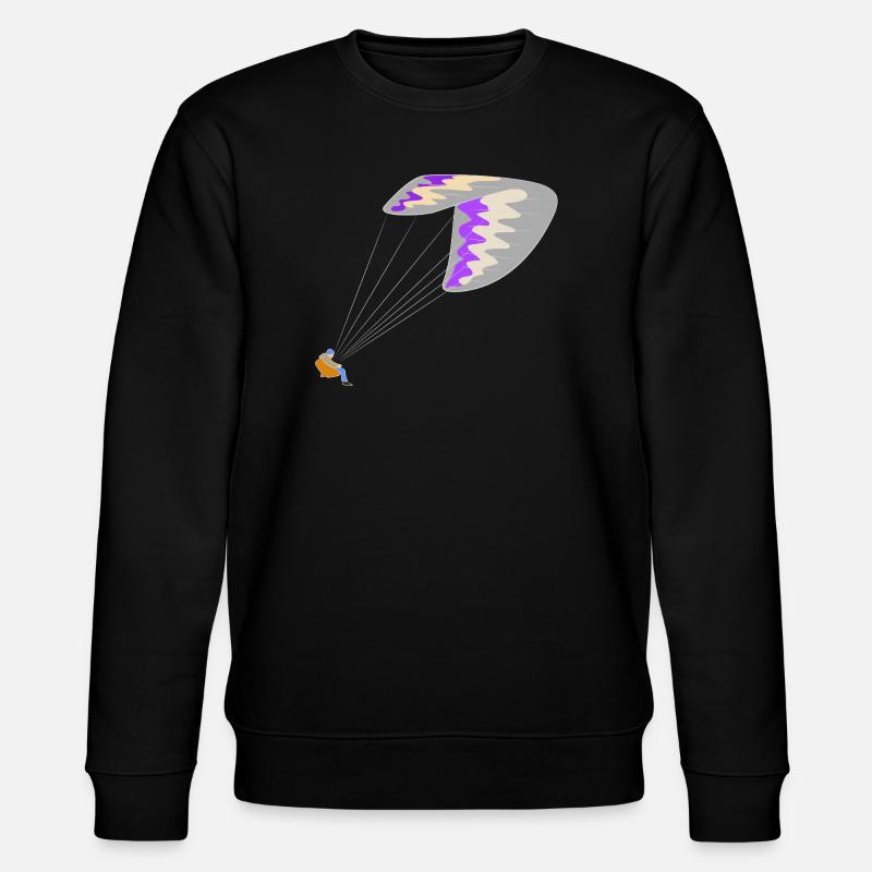 Gleitschirm - Stanley/Stella Unisex Bio-Sweatshirt CHANGER  - Schwarz