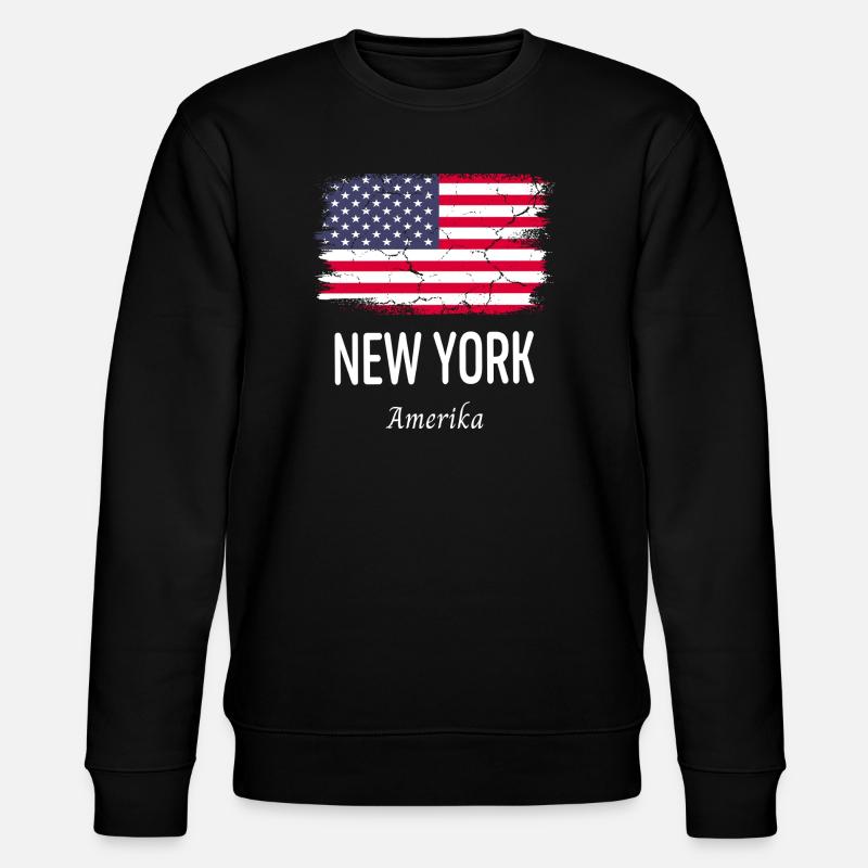 New York - Sweat bio CHANGER Stanley/Stella Unisexe - noir