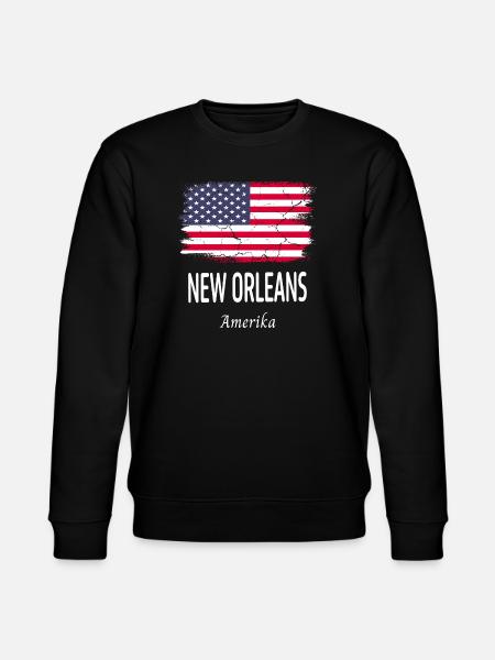 New Orleans - Stanley/Stella CHANGER Unisex Organic Sweatshirt - black