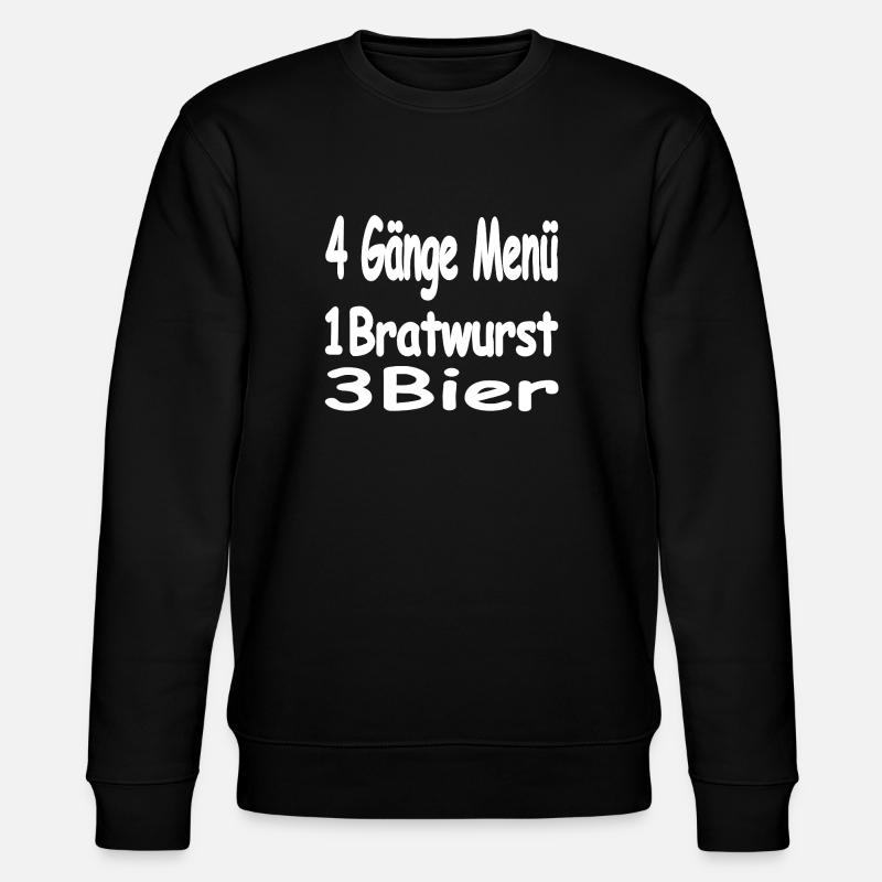 Bière - Sweat bio CHANGER Stanley/Stella Unisexe - noir
