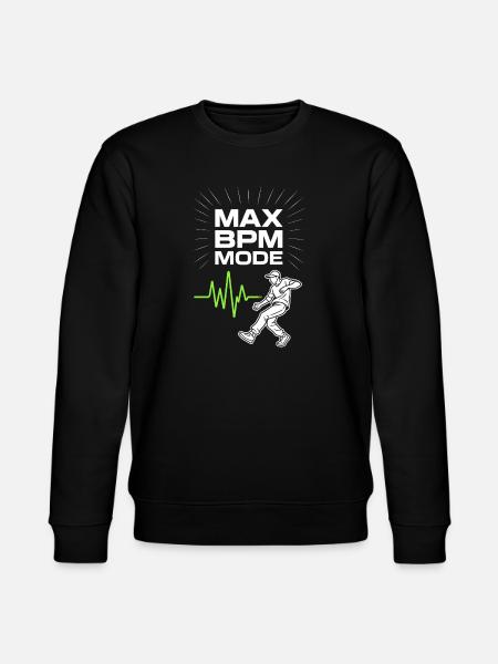 Anime Dance Streetwear Manga Hip Hop Otaku Crew - Stanley/Stella CHANGER Unisex Organic Sweatshirt - black