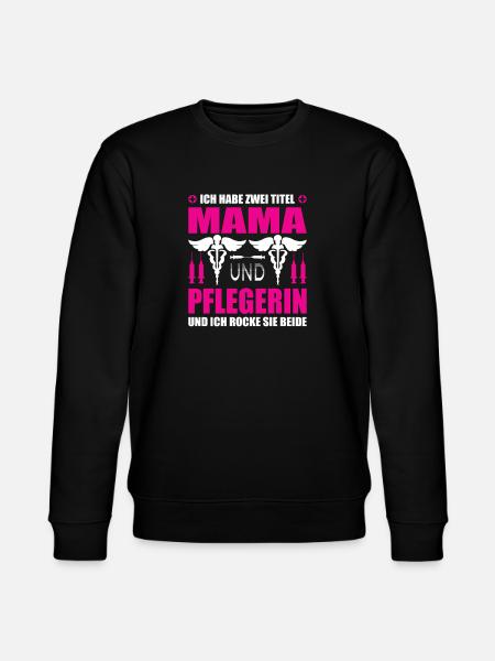 Mom and caregiver - Stanley/Stella CHANGER Unisex Organic Sweatshirt - black