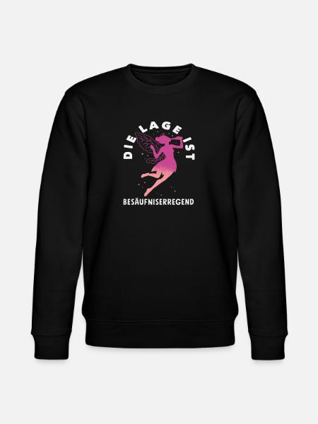 The location is drunken Fairy - Stanley/Stella CHANGER Unisex Organic Sweatshirt - black