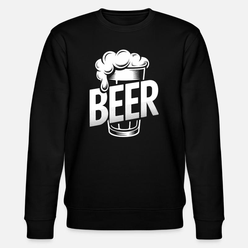 Bier – Cool Beer Logo - Stanley/Stella Unisex Bio-Sweatshirt CHANGER - Schwarz