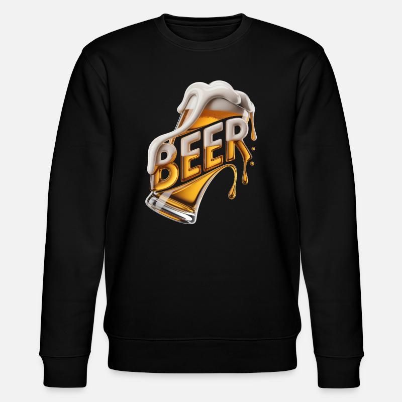  Beer - Cool Beer Logo - Stanley/Stella CHANGER Unisex Organic Sweatshirt - black