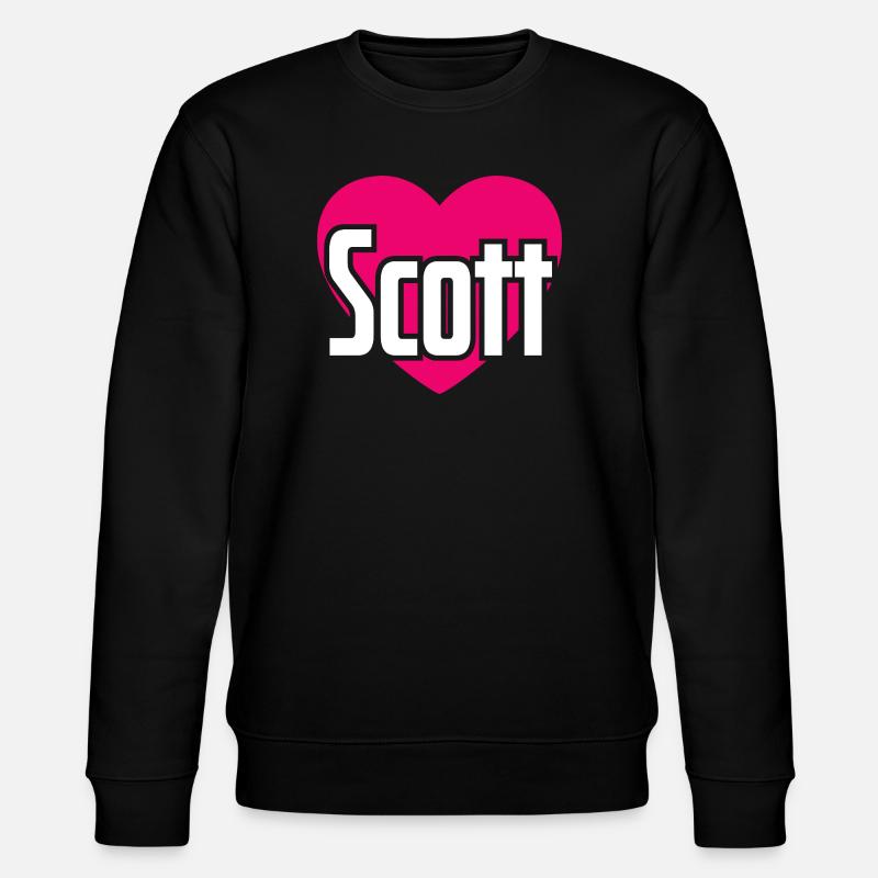 J’aime Scott Pink Heart J’aime Scott - Sweat bio CHANGER Stanley/Stella Unisexe - noir