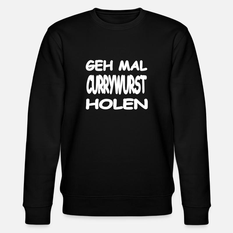 Currywurst - Stanley/Stella Unisex Bio-Sweatshirt CHANGER  - Schwarz