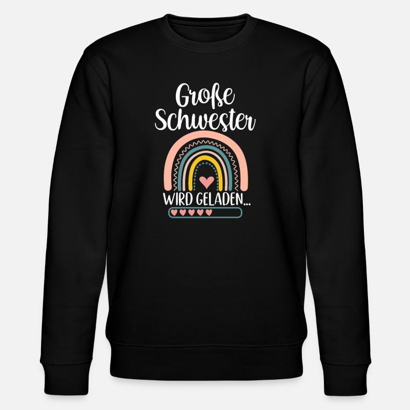 Grand Frère Arc-en-ciel de chargement - Sweat bio CHANGER Stanley/Stella Unisexe - noir