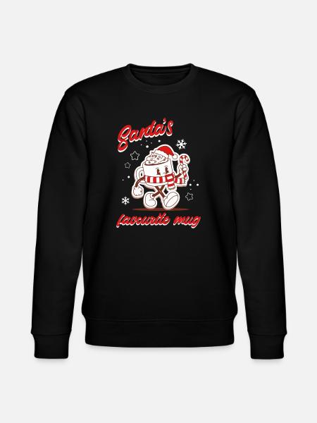 Favorite Santa's Mug - Stanley/Stella CHANGER Unisex Organic Sweatshirt - black