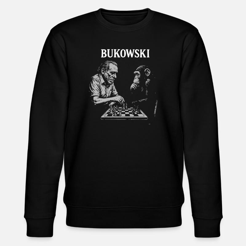 Bukowski Schachduo - Stanley/Stella Unisex Bio-Sweatshirt CHANGER  - Schwarz