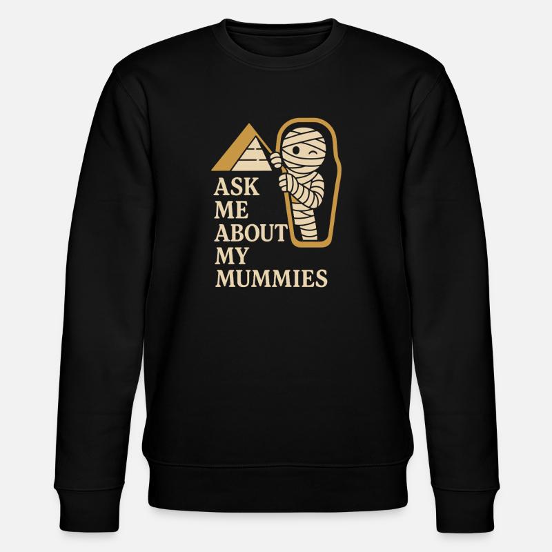 Pharaoh Archaeology in Ancient Egypt - Stanley/Stella CHANGER Unisex Organic Sweatshirt - black