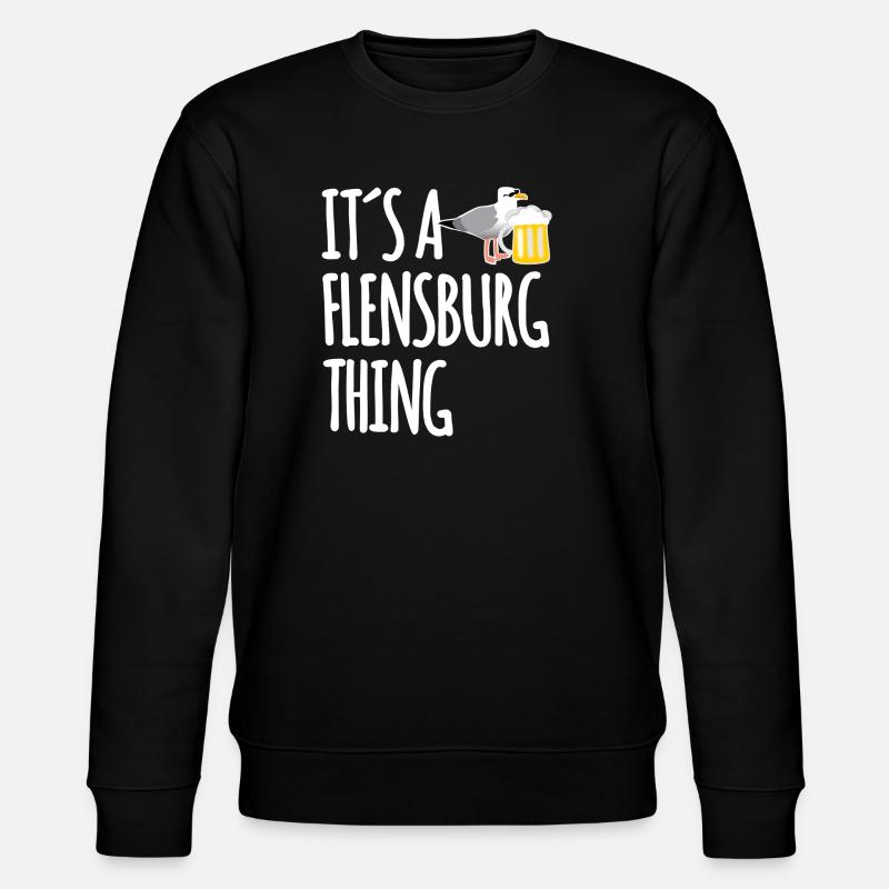 It's A Flensburg Thing - Stanley/Stella Unisex Bio-Sweatshirt CHANGER  - Schwarz