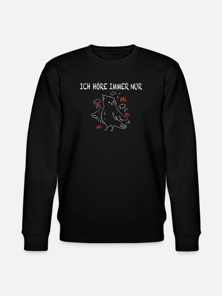 Funny German Bird Saying - Stanley/Stella CHANGER Unisex Organic Sweatshirt - black