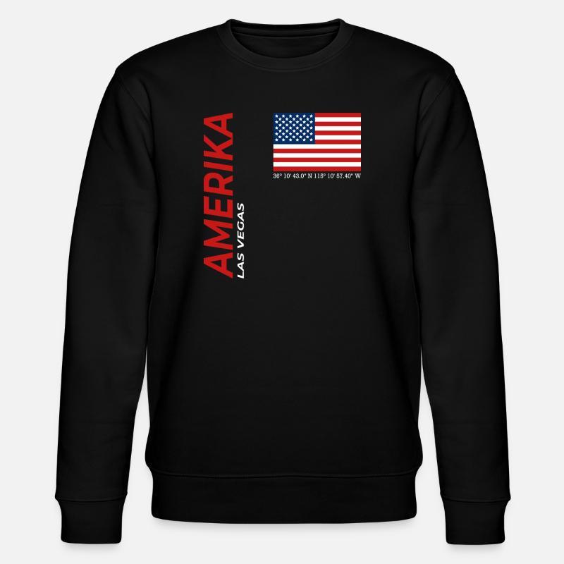 Las Vegas - Stanley/Stella Unisex Bio-Sweatshirt CHANGER  - Schwarz