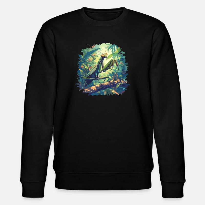 Gottesanbeterinnen Gottesanbeterin - Stanley/Stella Unisex Bio-Sweatshirt CHANGER  - Schwarz