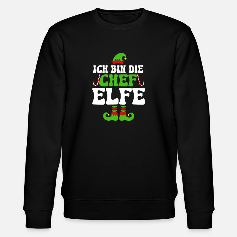 Je suis le chef elfe - Sweat bio CHANGER Stanley/Stella Unisexe - noir
