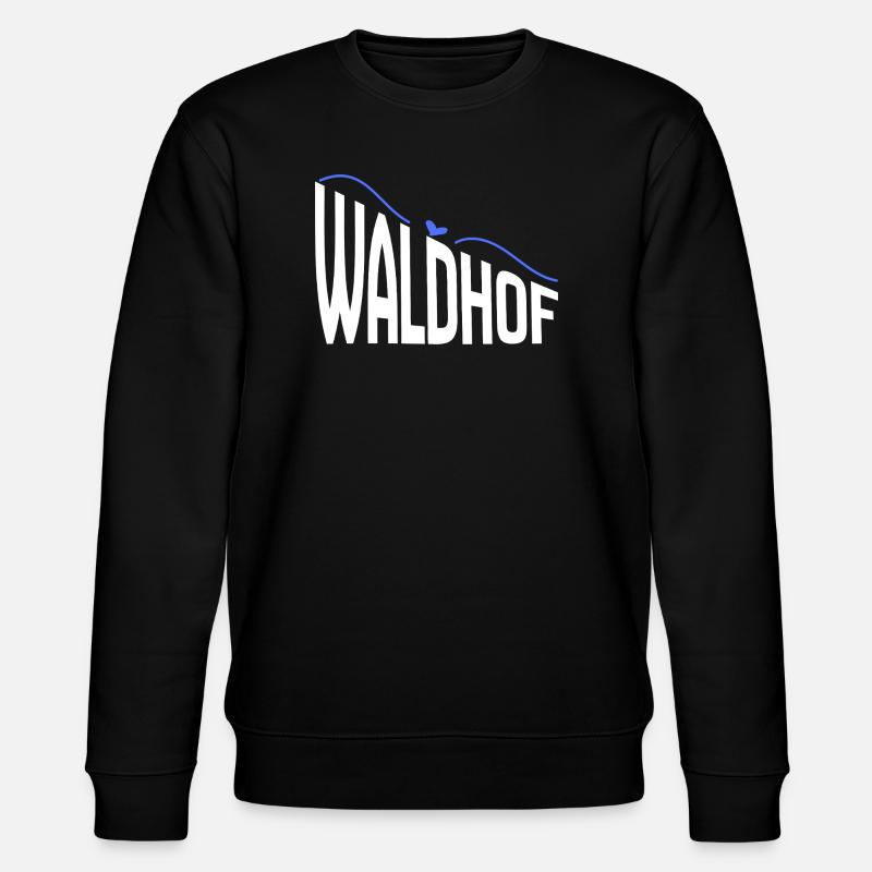 Waldhof - Stanley/Stella Unisex Bio-Sweatshirt CHANGER  - Schwarz