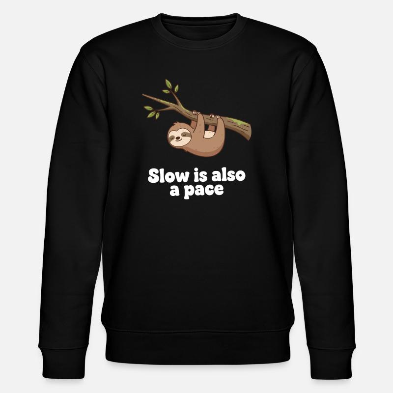 Lentement, c’est aussi un rythme - Sweat bio CHANGER Stanley/Stella Unisexe - noir