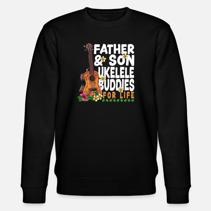 Ukulélé hawaïen Ukulélé Papa Fils - Sweat bio CHANGER Stanley/Stella Unisexe - noir
