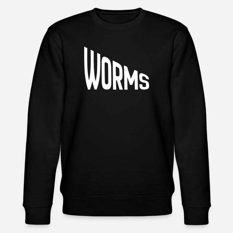 Worms - Stanley/Stella Unisex Bio-Sweatshirt CHANGER  - Schwarz