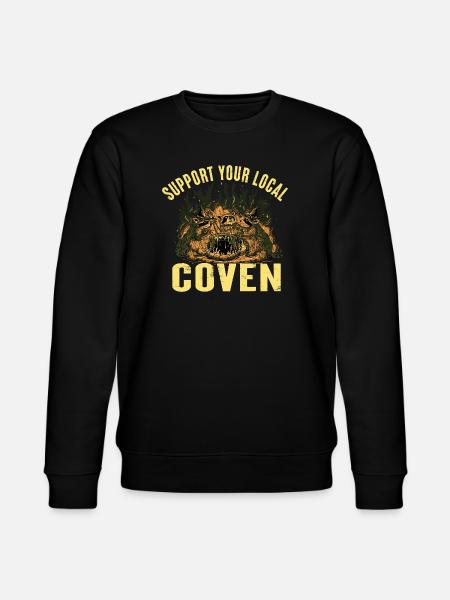 Hexen Geschenkidee Hexenzirkel Hexenschwester Hexe - Stanley/Stella Unisex Bio-Sweatshirt CHANGER  - Schwarz