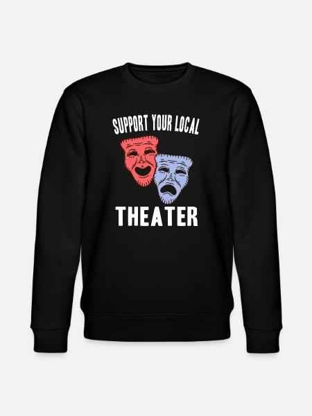 Theatre Actor Gift Ideas - Stanley/Stella CHANGER Unisex Organic Sweatshirt - black