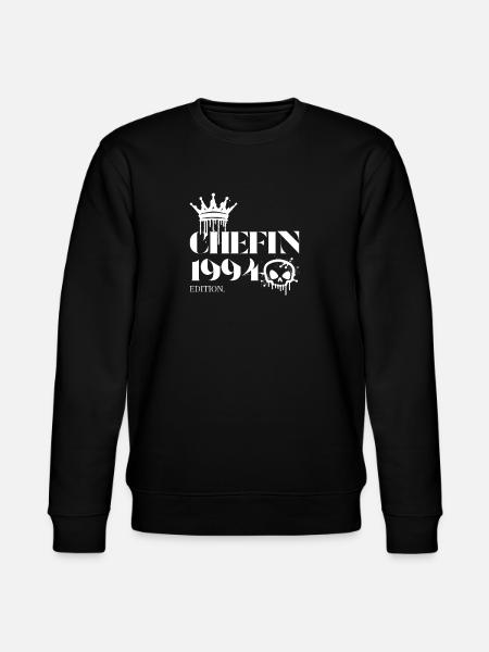 Chefin Edition 1994 31 Birthday Saying - Stanley/Stella CHANGER Unisex Organic Sweatshirt - black