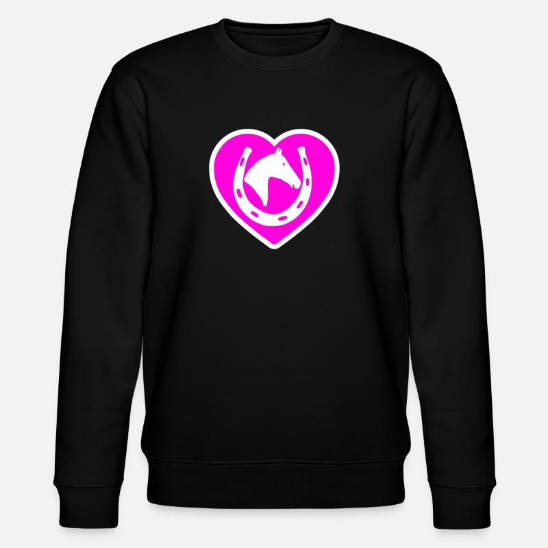Chevaux - Sweat bio CHANGER Stanley/Stella Unisexe - noir