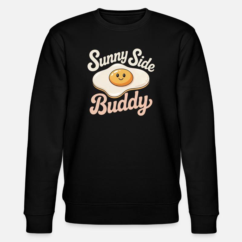 Spiegelei - Stanley/Stella Unisex Bio-Sweatshirt CHANGER  - Schwarz