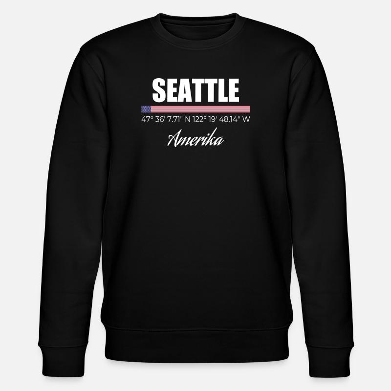Seattle - Sweat bio CHANGER Stanley/Stella Unisexe - noir