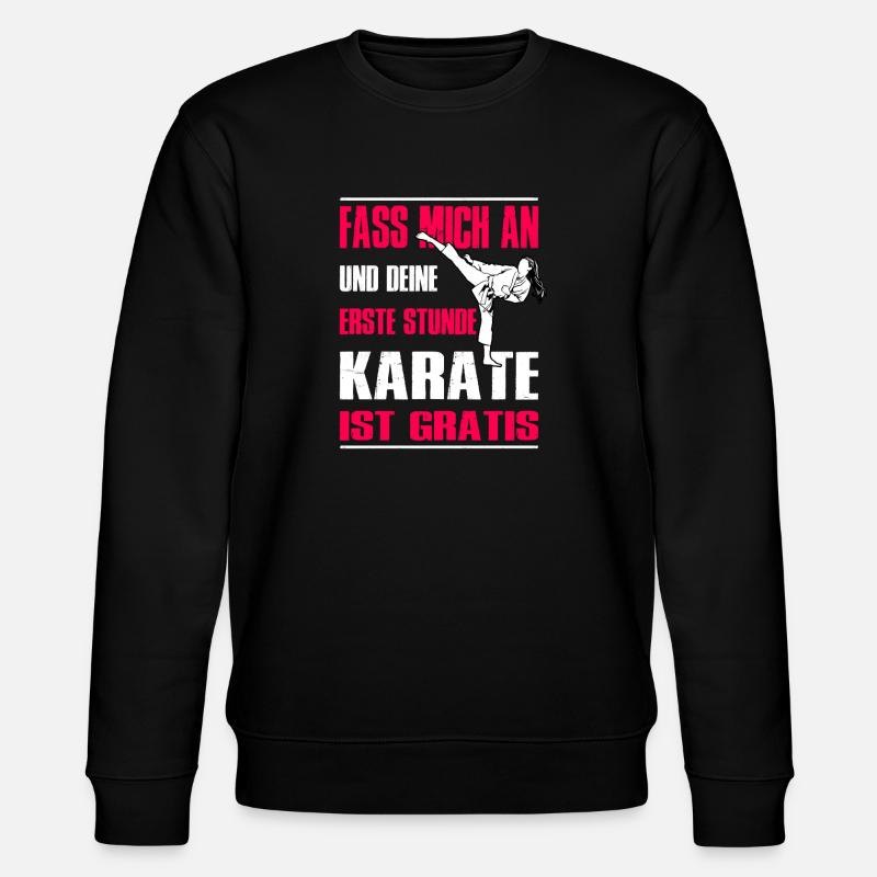 Karate Training Geschenke Karatetraining - Stanley/Stella Unisex Bio-Sweatshirt CHANGER  - Schwarz