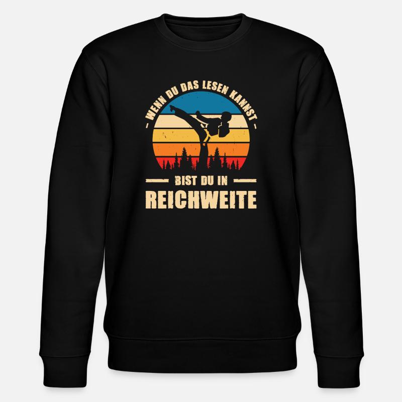 Karate Training Geschenke Karatetraining - Stanley/Stella Unisex Bio-Sweatshirt CHANGER  - Schwarz