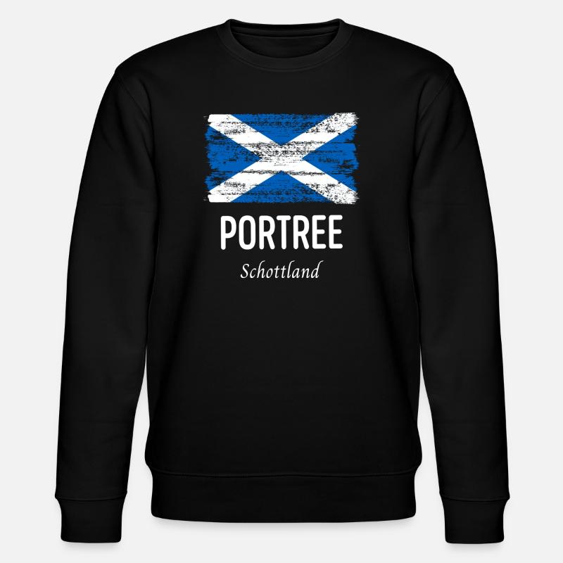 portree - Stanley/Stella CHANGER Unisex Organic Sweatshirt - black