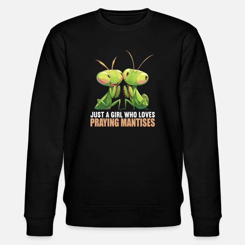 Gottesanbeterinnen Gottesanbeterin - Stanley/Stella Unisex Bio-Sweatshirt CHANGER  - Schwarz