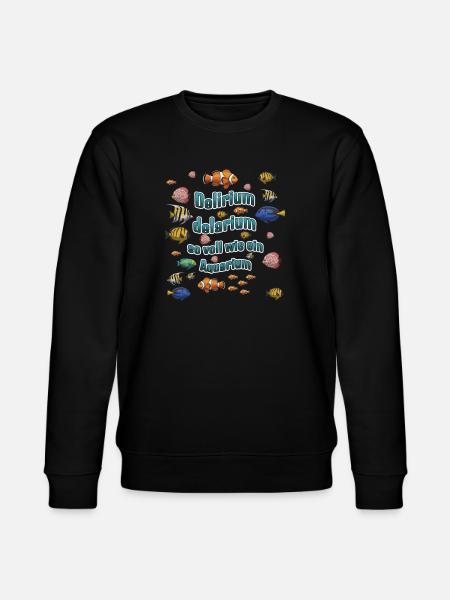 Delirium Delarium Aquarium - Stanley/Stella Unisex Bio-Sweatshirt CHANGER  - Schwarz