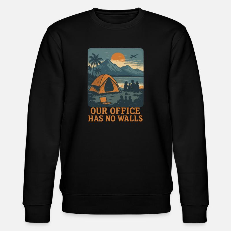 Digitale - Stanley/Stella Unisex Bio-Sweatshirt CHANGER  - Schwarz