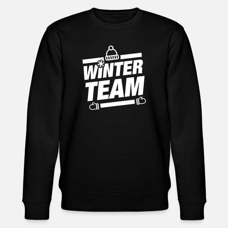 Winter Team Winterlich - Stanley/Stella Unisex Bio-Sweatshirt CHANGER - Schwarz