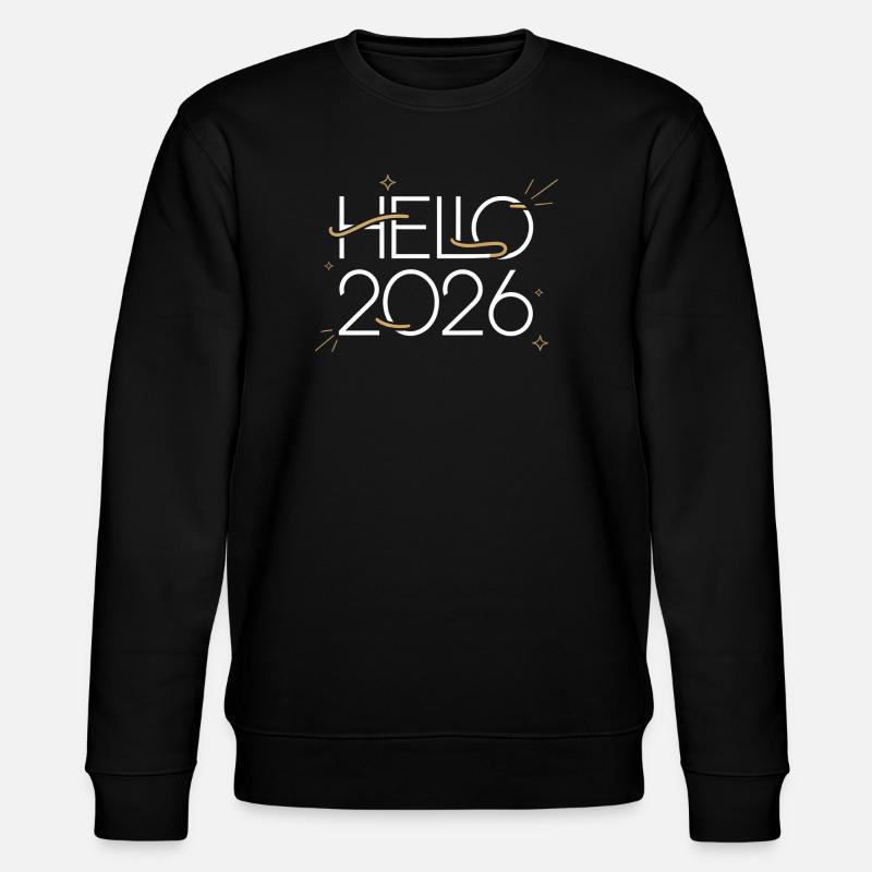 Neon Hallo 2026 - Stanley/Stella Unisex Bio-Sweatshirt CHANGER  - Schwarz
