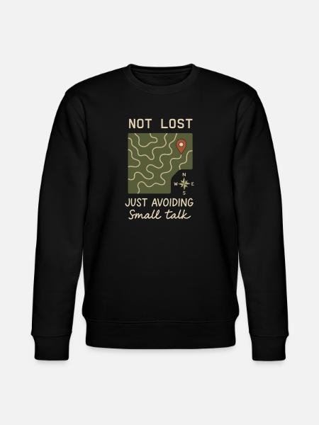 Women's solo hiker empowerment trail - Stanley/Stella CHANGER Unisex Organic Sweatshirt - black